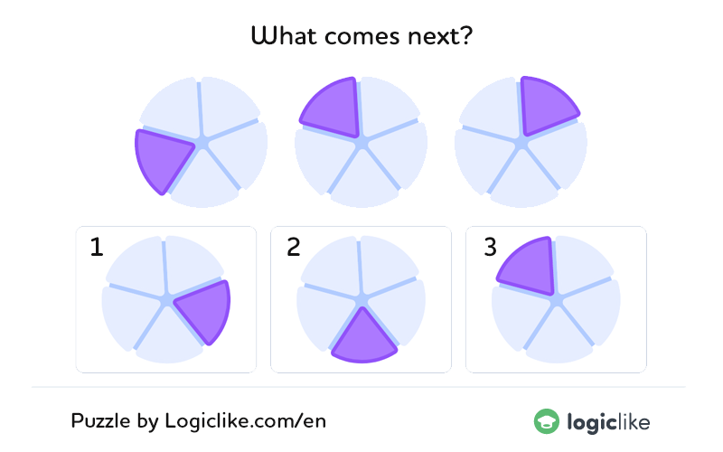 circles with fractions pattern puzzle